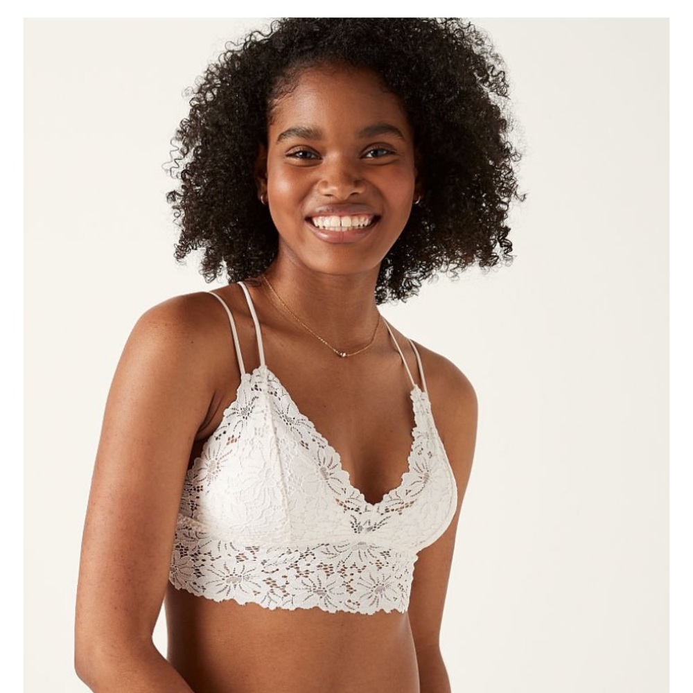 Victoria’s Secret Pink Crochet Lace Bralette NWT